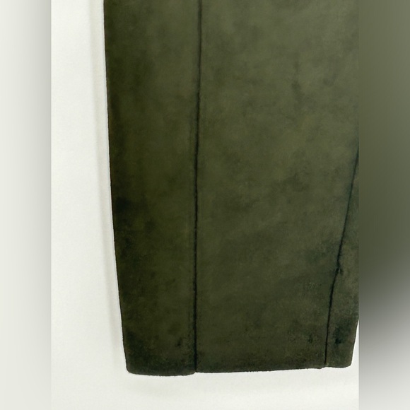 "NWT" Old Navy High-Waisted Stevie Faux-Suede Ponte-Knit Pants For Women-Green-S - Picture 9 of 9